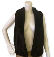 Faux Fur Hoodie Vest