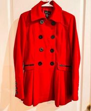 Moda International Red Peacoat