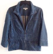 Coldwater Creek Jean Jacket Size 12