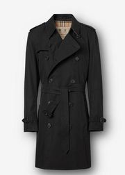 Burberry London New With Out Tags Black Trench Coat ( 6 )