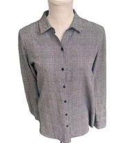 Maison Scotch Paris Nights New York Mornings Houndstooth Button Down