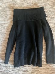 Off Shoulder Wool Sweater