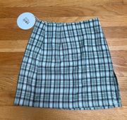 Plaid Pencil Skirt