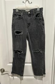 Twenty-Nine Black Faded Distressed Jeans, Sz 5