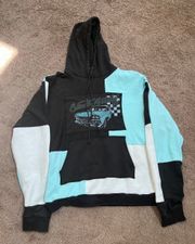 Reworked Color block  Hoodie