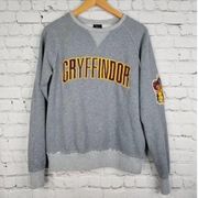 Gryffindor Sweatshirt Small Wizarding WORLD Crest Fandom Gray