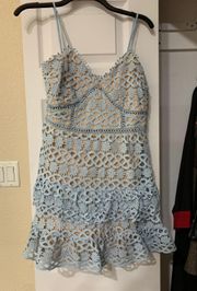 Baby Blue Mini Dress