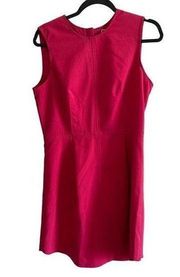 Pink Martini Sheath Pink Sleeveless Mini Dress Zipper Party Barbie  Size S