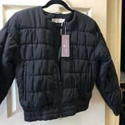 Stella McCartney cropped padded jacket Black Small