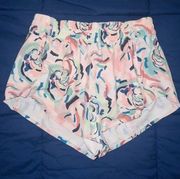 Athleta  patterned Hustle 3”‎ Short size XXS