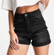 Kendall + Kylie The Drifter High Rise Short Involved Wash Black