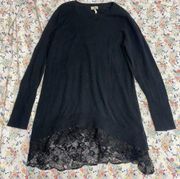 Lori Goldstein Black Long Sleeves sweater