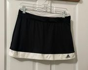 black and white skirt  with shorts underneath it size medium