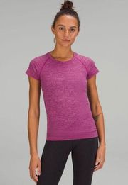 Lululemon  SWIFTLY TECH SHORT SLEEVE SHIRT 2.0 Wee Are From Space Sonic Pink 6