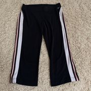 Nike Black w/White & Pink Stripes Sweatpants