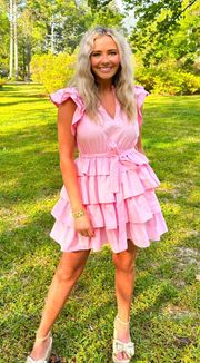 Pink Ruffle Dress