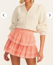 LoveShackFancy Ruffle Mini Skirt NWT 