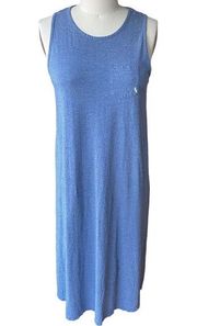 UGG Koolaburra Blue Sleeveless Athleisure Lounge Dress ~ Women's Size MEDIUM