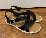 Women’s Black Sandals Size 8.5