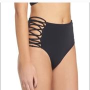 Leith Strappy Bikini Bottoms Black