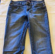 TOMMY HILFIGER 8 STRAIGHT Jeans Chevron Stitched