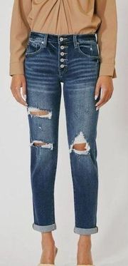 KanCan Cali Mid Rise Boyfriend Jeans