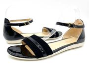 NEW Metaphor Womens 10 Tiffany Sandal Patent Upper Ankle Buckle Comfort