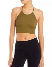 Free People XS/SM Movement Cropped Run Tank Stormy Sea BNWTS