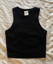 Tilly’s Black Cropped Tank Top