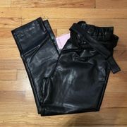 Avec Les Filles Faux Leather Pants Size Large