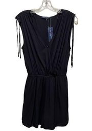 One Clothing sleeveless v-neck romper black size medium