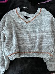 Cropped Knit Sweater