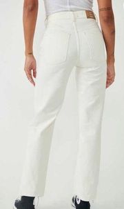 WE THE FREE Pacifica straight legs dust white jeans s30