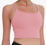 Longline Sports Bra Cropped Tank 