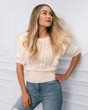 Lauren Conrad Ruffle Top 