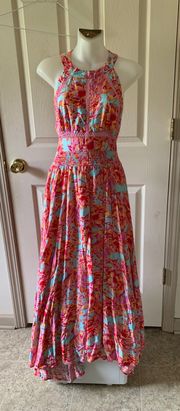 Med  Floral Maxi Dress