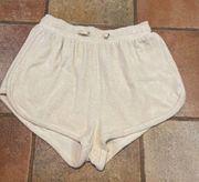 Lovers and Friends French terry pull on shorts Small