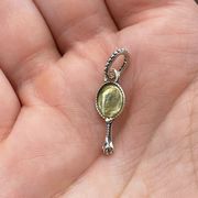 Authentic Pandora Sterling Silver Vanity Mirror Retired Dangle Charm