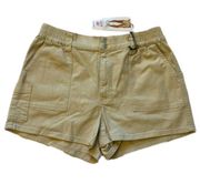 Vanilla Star Double Button Cargo Shorts Khaki Junior Size 11