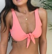 Dippin Daisy’s Swimwear pink Tie Bikini Top