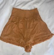 Boho Fringe Shorts