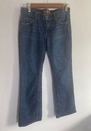 🎯 James Jeans Dry Aged Denim Straight Low Rise Jimmy Istanbul Jeans EUC Sz 26
