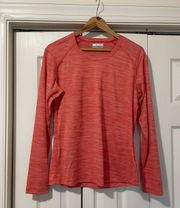 Orange Long Sleeve Top