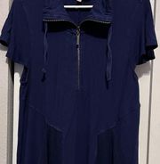 Philosophy blue purple dress with pockets size xl