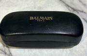 Authentic Balmain Sunglasses Eyeglasses CASE Hard Shell Cover Black 6.5" X 2.5"