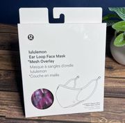 Ear Loop Face Mask Mesh Overlay NWT in Box (Unused/Unopened) BRAND NEW