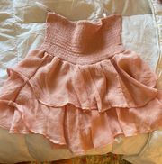 Pink Ruffle Skirt