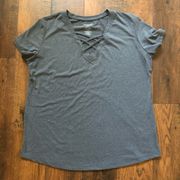 BOXERCRAFT Pretty gray short sleeve top