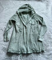 Free People Waffle Knit Hoodie