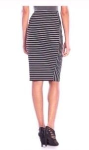 Midi pointe pencil skirt medium NWT